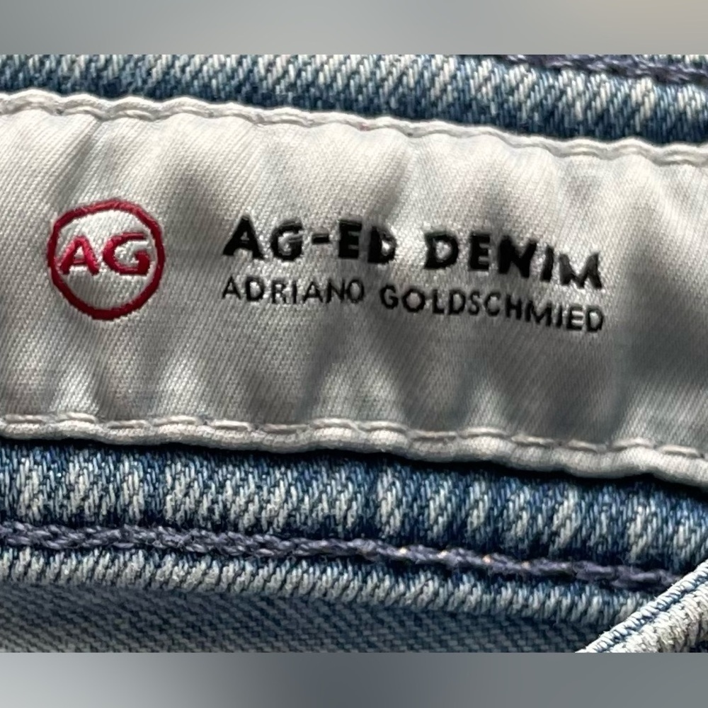 ARIANO GOLDSCHMIED DENIM JEANS SIZE 25R LIGHT WASH RAW HEM - Picture 3 of 5
